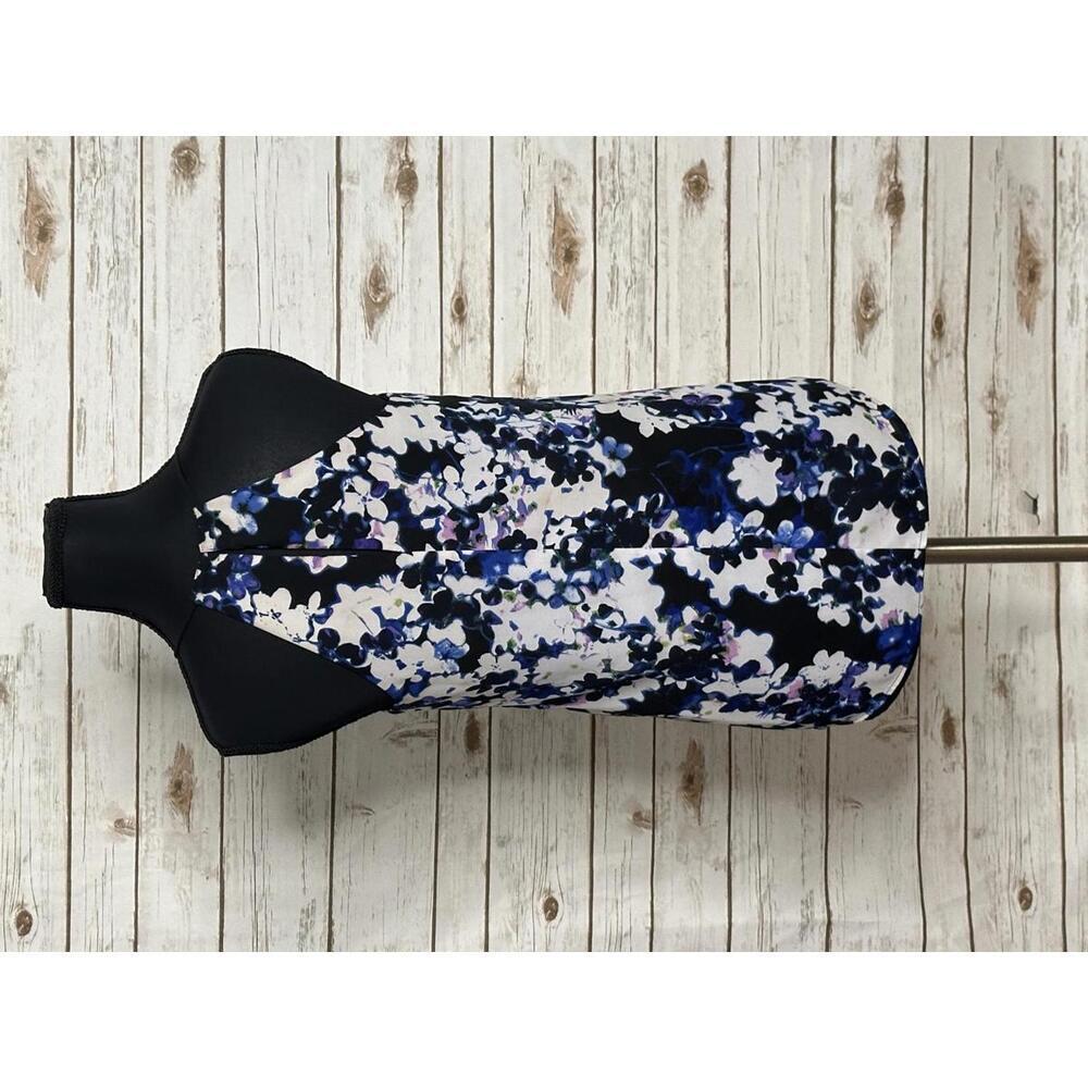 Express Multicolored Reversible Chiffon Floral Ca… - image 4